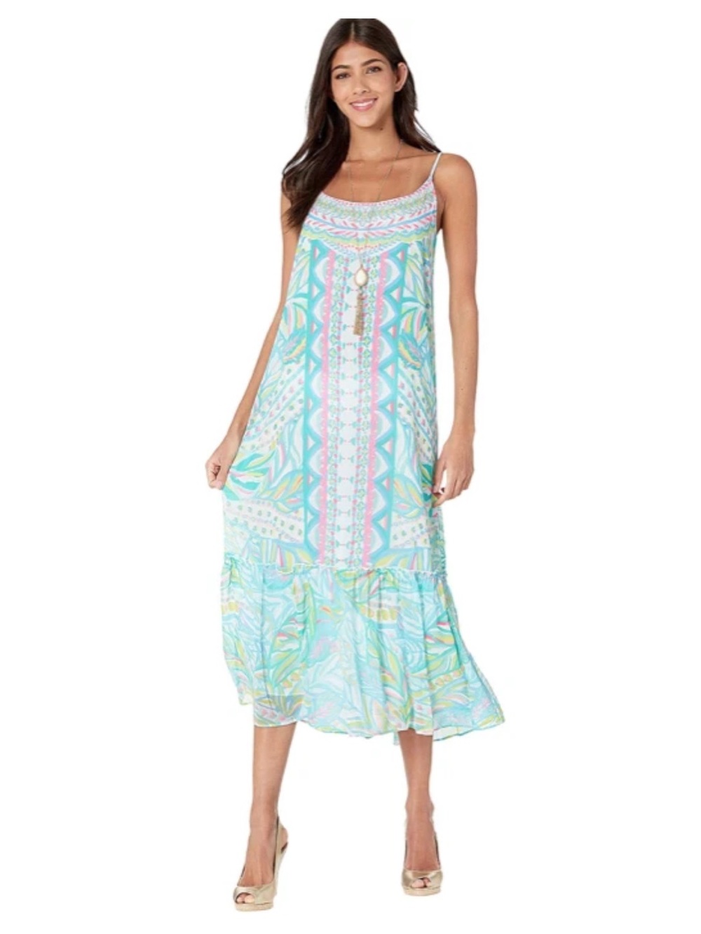 Lilly Pulitzer Winni Midi Dress Sz M